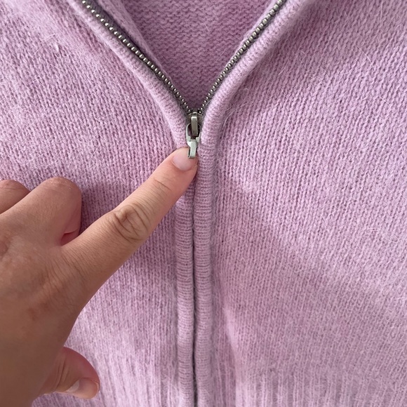 Guess zipper cardigan - super soft angora and lambs wool - Picture 5 of 6